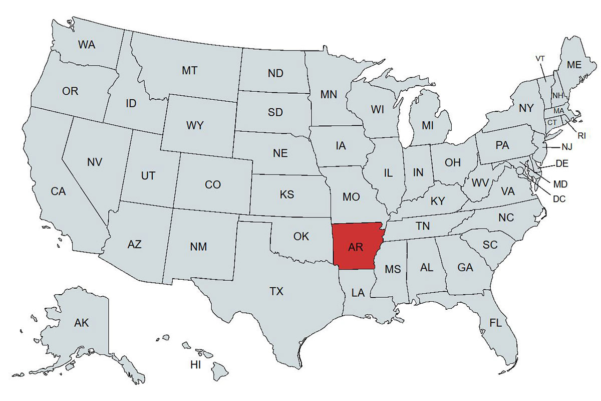 emu Arkansas Representatives Map