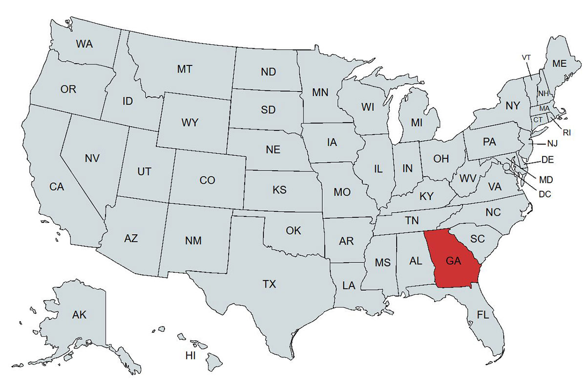 emu Georgia Representatives Map