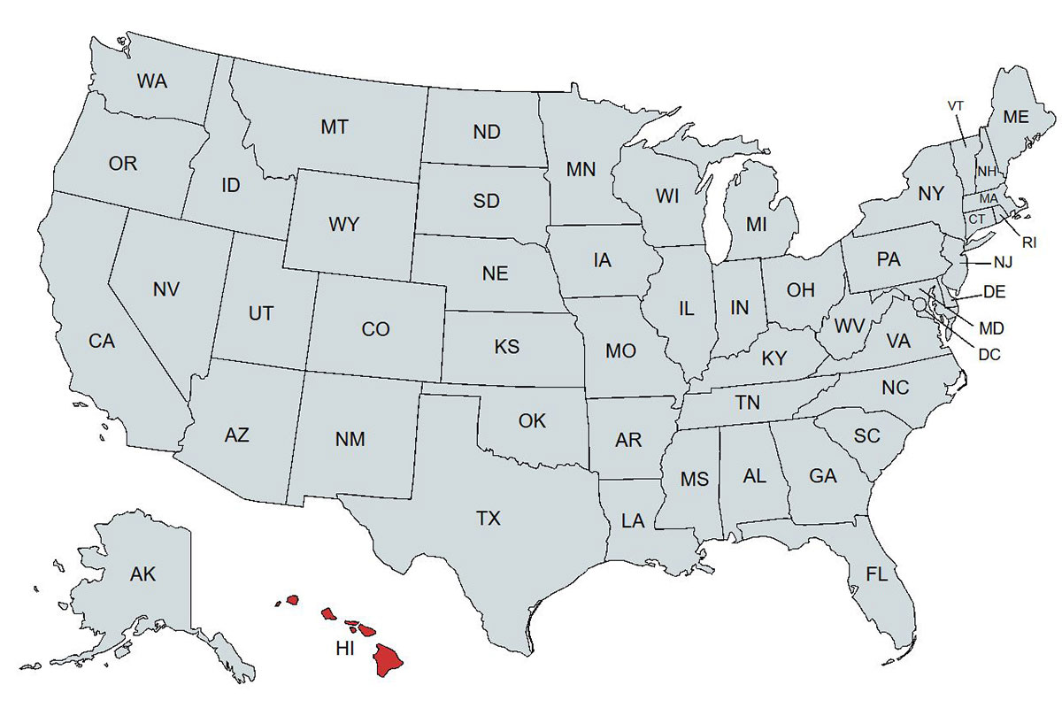 emu Hawaii Representatives Map