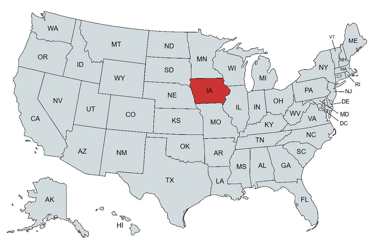 emu Iowa Representatives Map