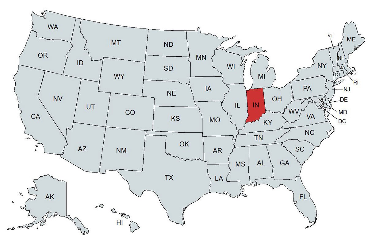 emu Indiana Representatives Map