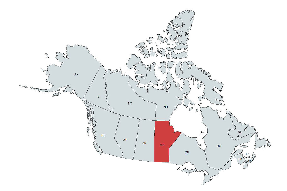 emu Manitoba Representatives Map