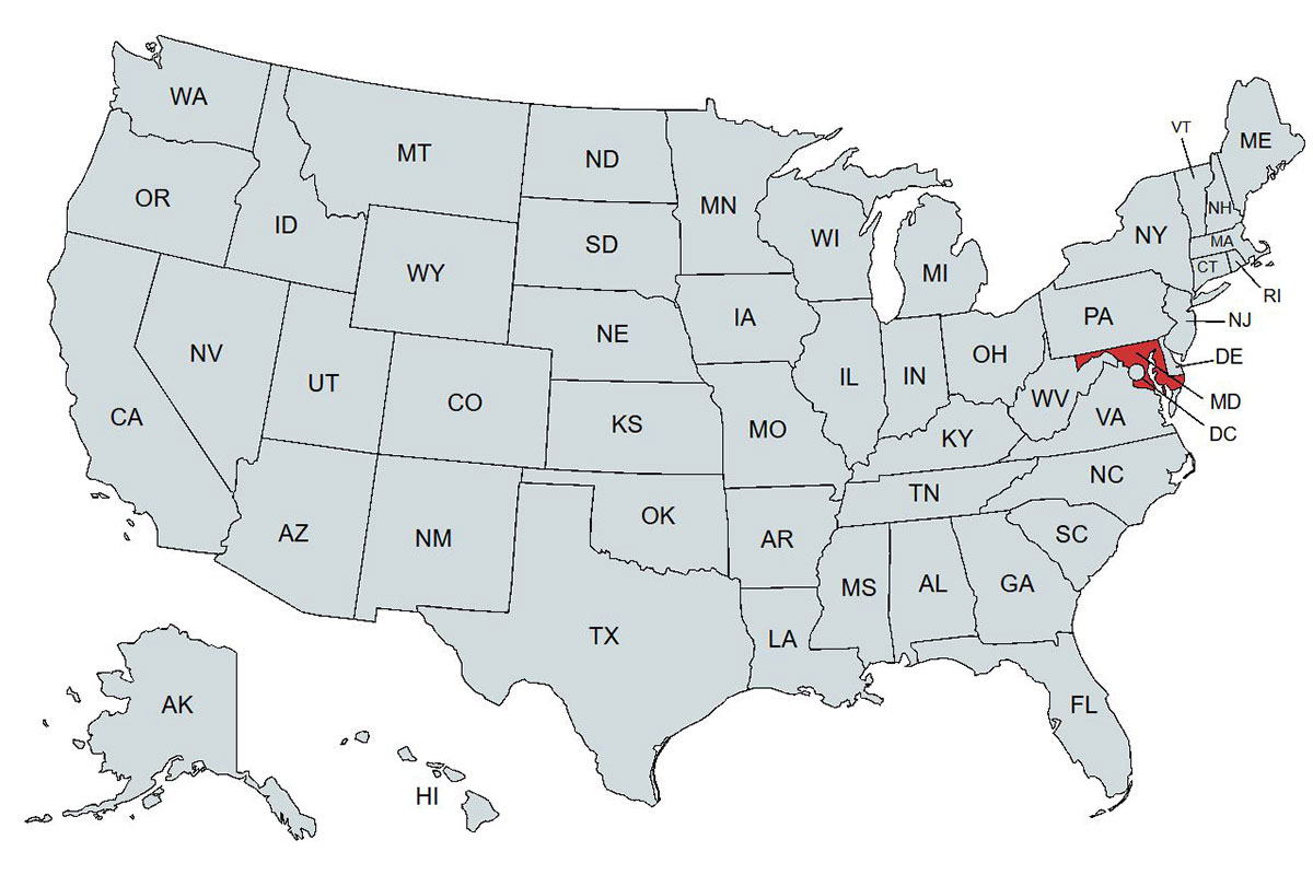 emu Maryland Representatives Map