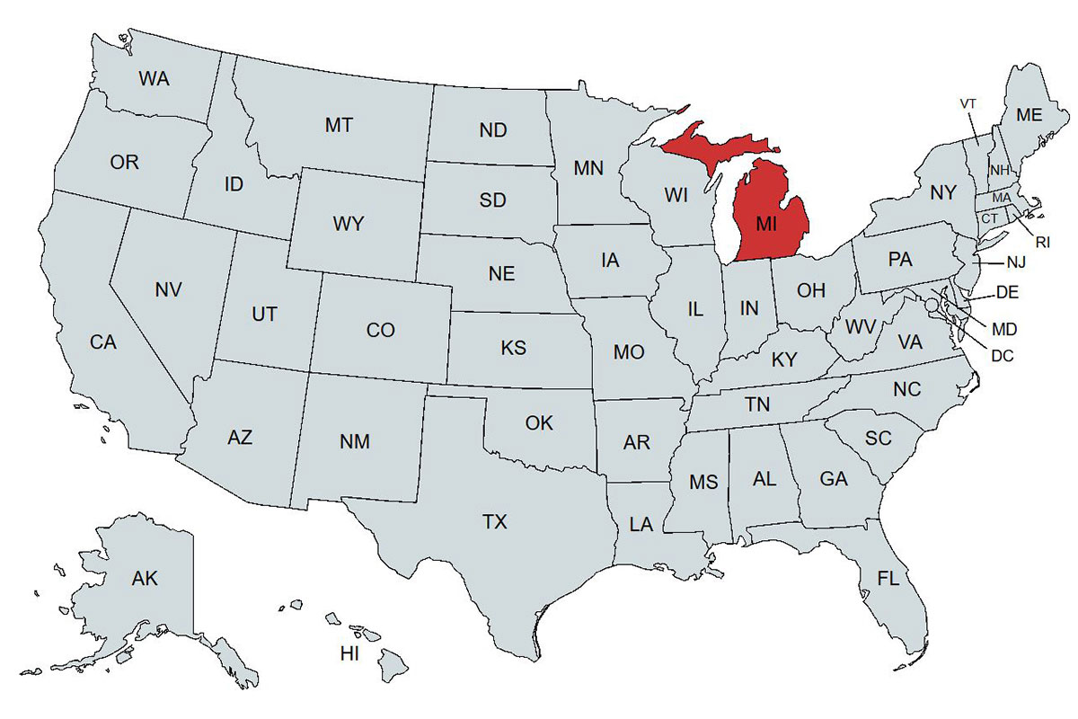 emu Michigan Representatives Map