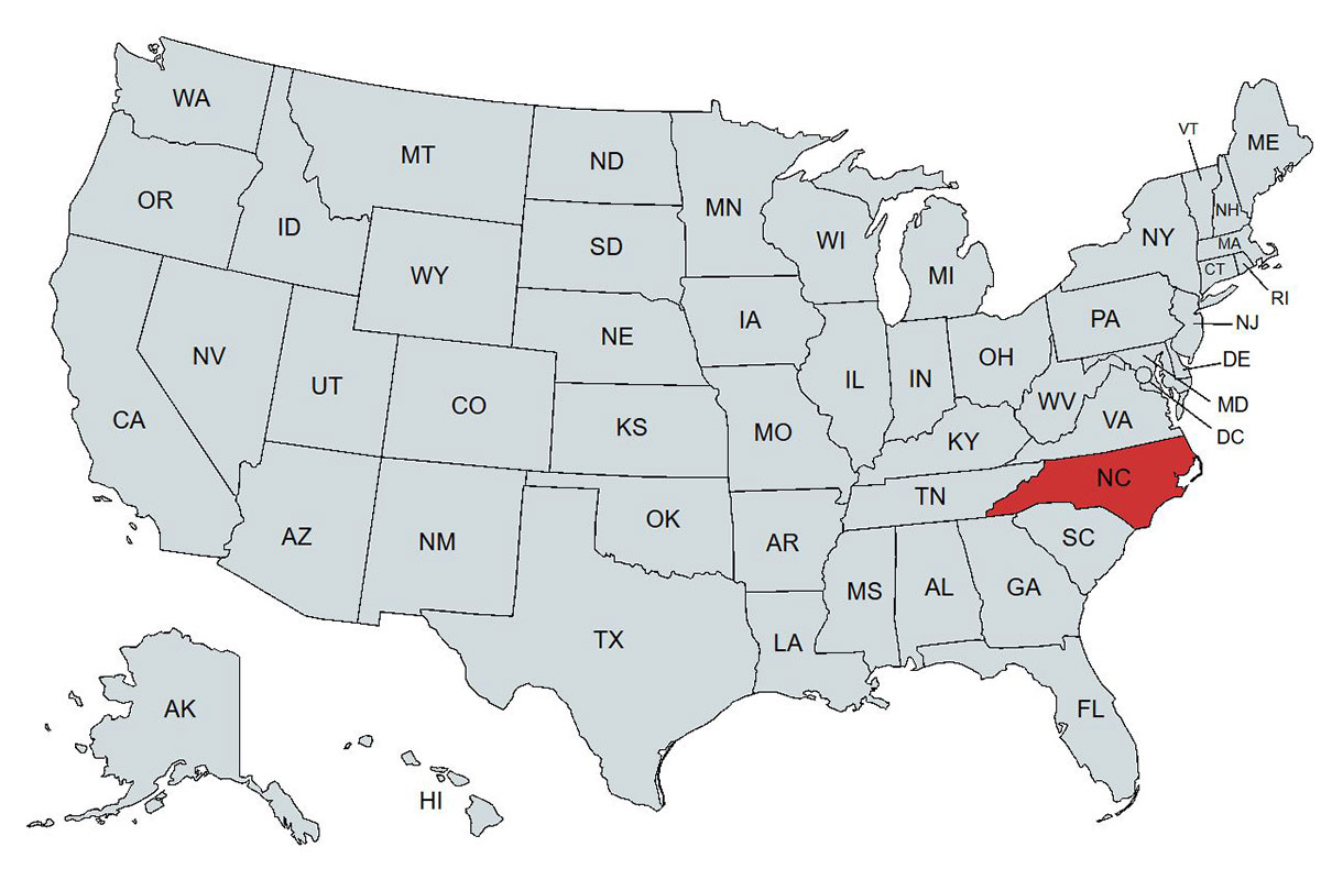 emu North Carolina Representatives Map