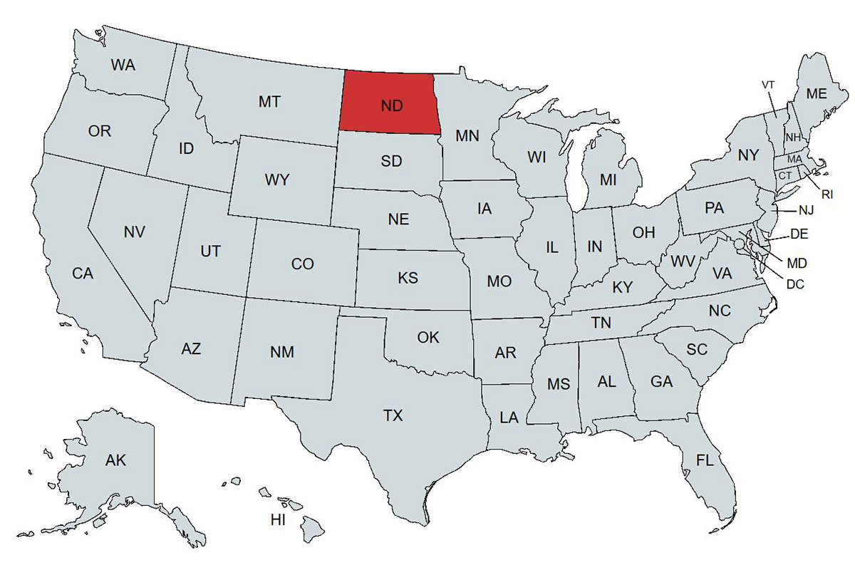 emu North Dakota Representatives Map