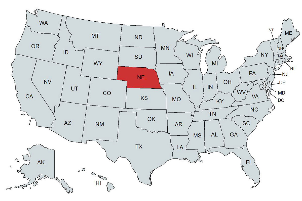 emu Nebraska Representatives Map