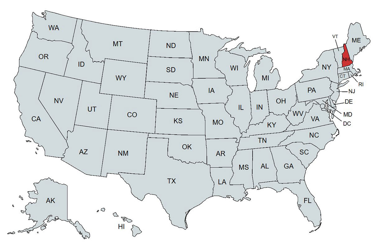 emu New Hampshire Representatives Map