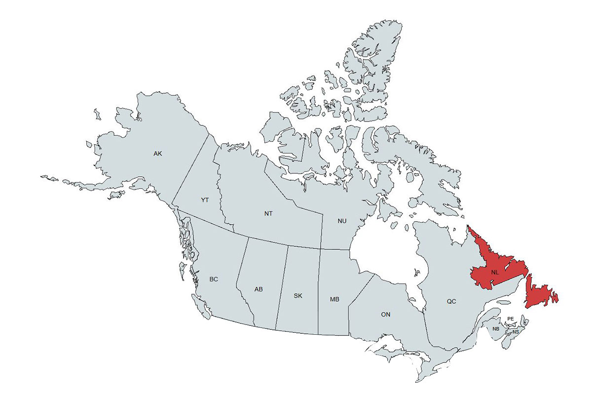 emu Newfoundland and Labrador Representatives Map