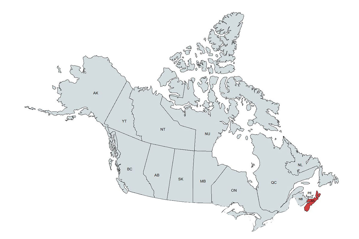 emu Nova Scotia Representatives Map