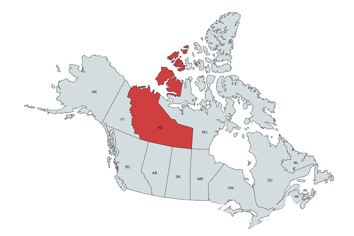 emu Northwest Territories Representatives Map