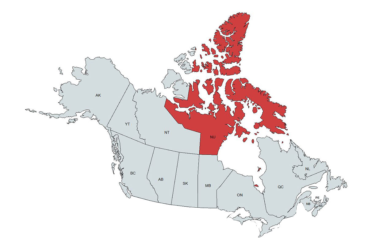 emu Nunavut Representatives Map