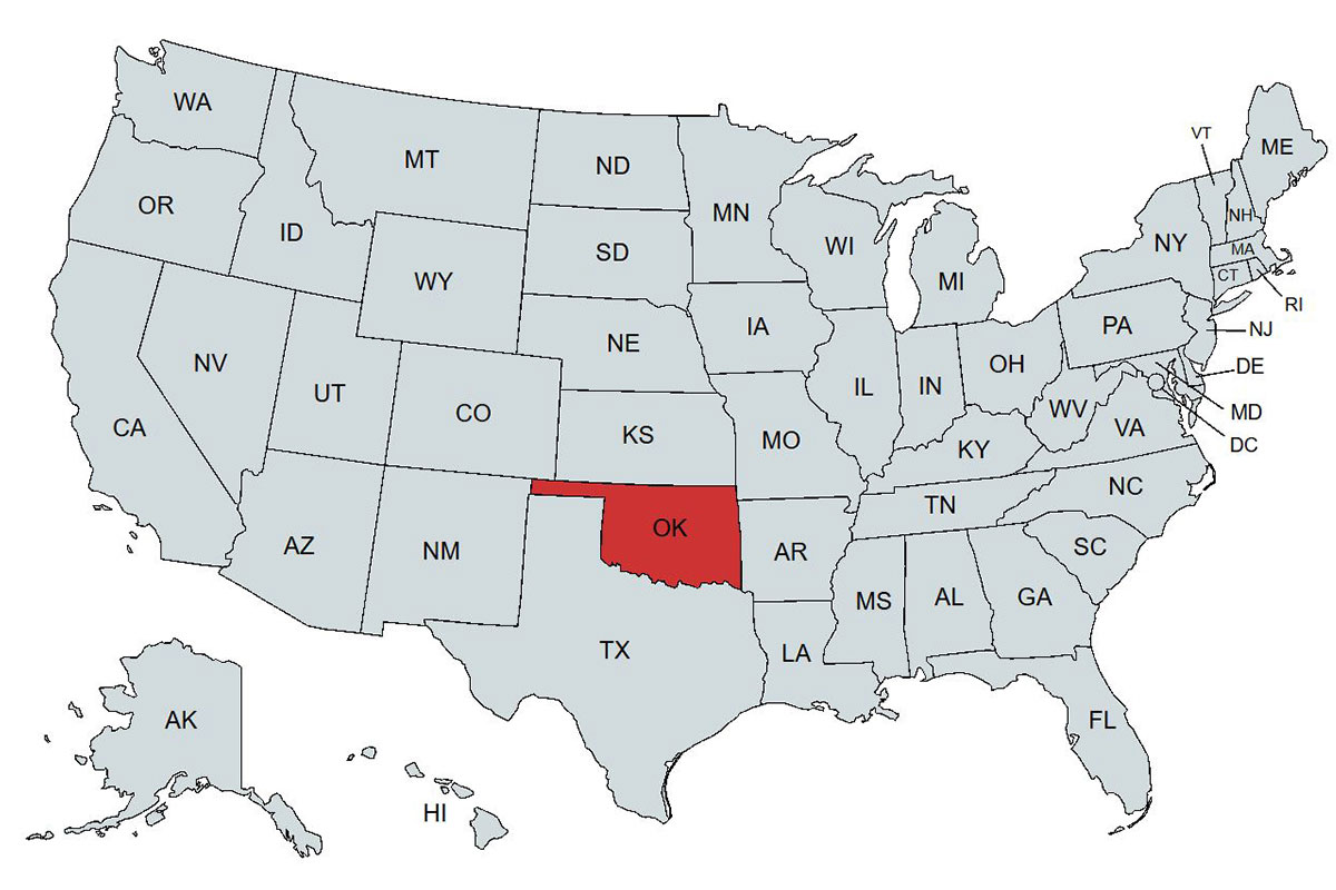 emu Oklahoma Representatives Map