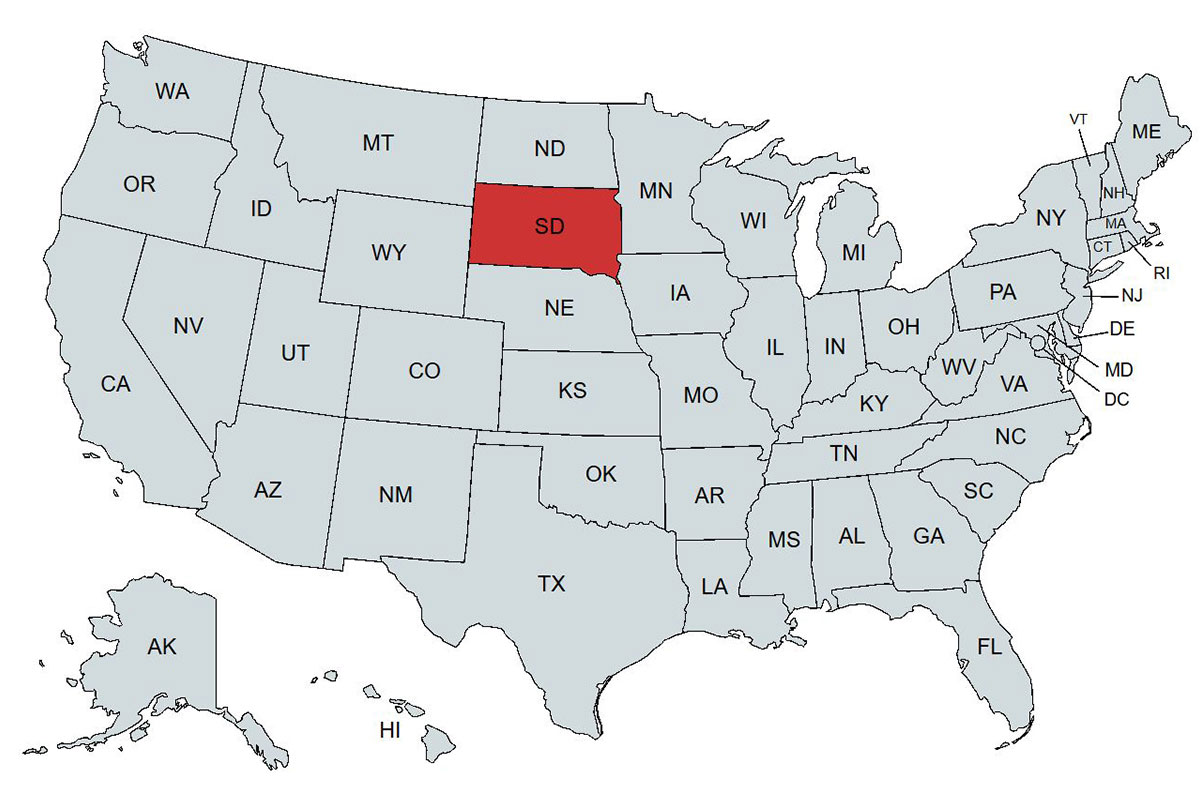 emu South Dakota Representatives Map