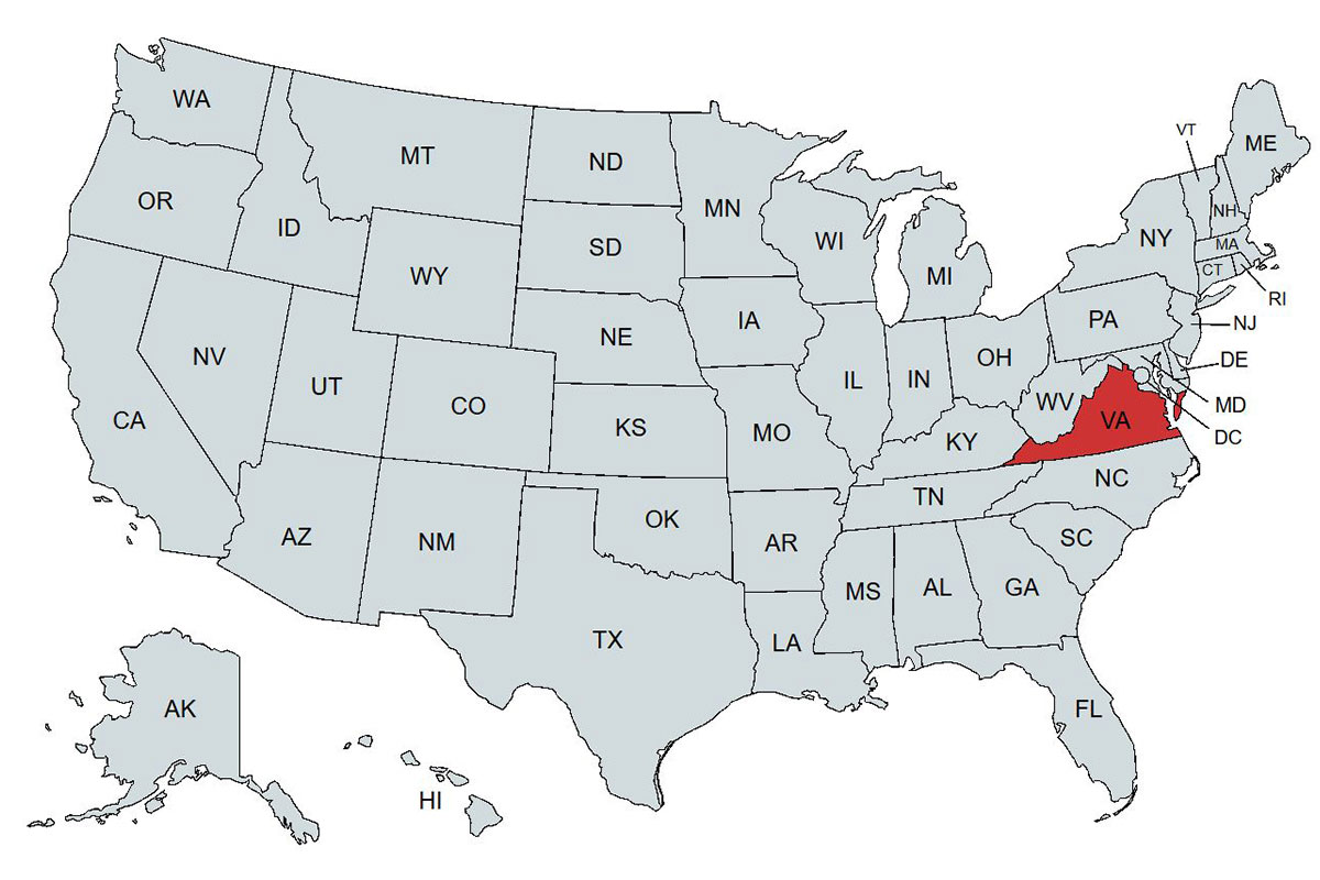 emu Virginia Representatives Map