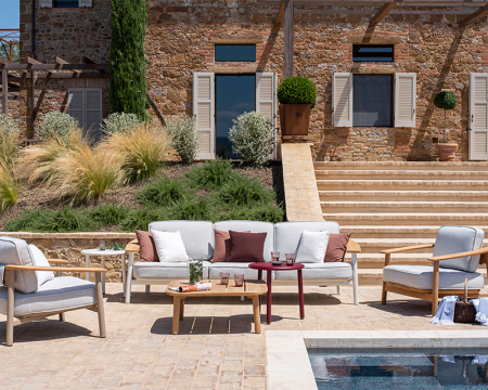 emu Twins Collection patio installation